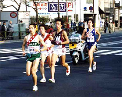 １区　村上選手（六郷橋附近）