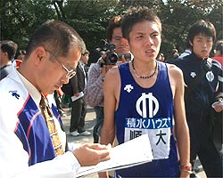 今井選手と仲村監督