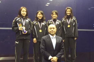 2016アジアスカッシュ選手権男子女子2