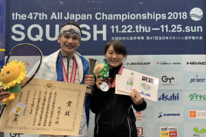 30全日本スカッシュ選手権_机選手・杉本選手