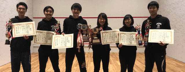 30全日本学生スカッシュ選手権