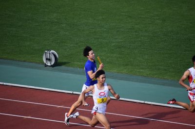 2021関東インカレ4×400mR  7位 順大 金田 理希(3年)