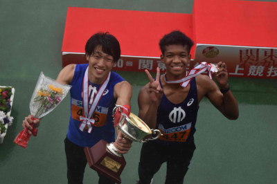 男子110mH 2位2年　村竹ラシッド