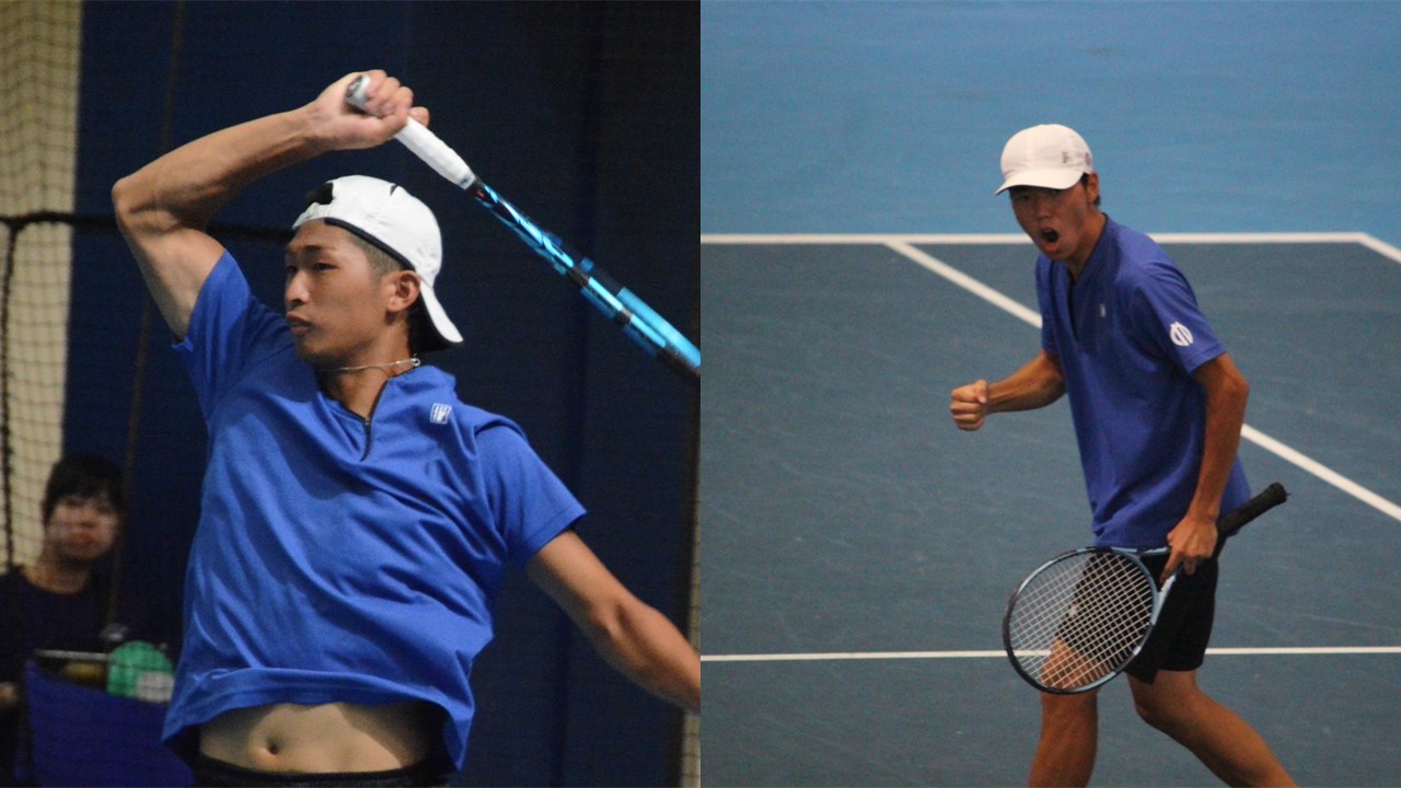 差替 上方 拓真(4年)・宮﨑 颯人(4年)ペア_2026年全日本学生室内テニス選手権大会