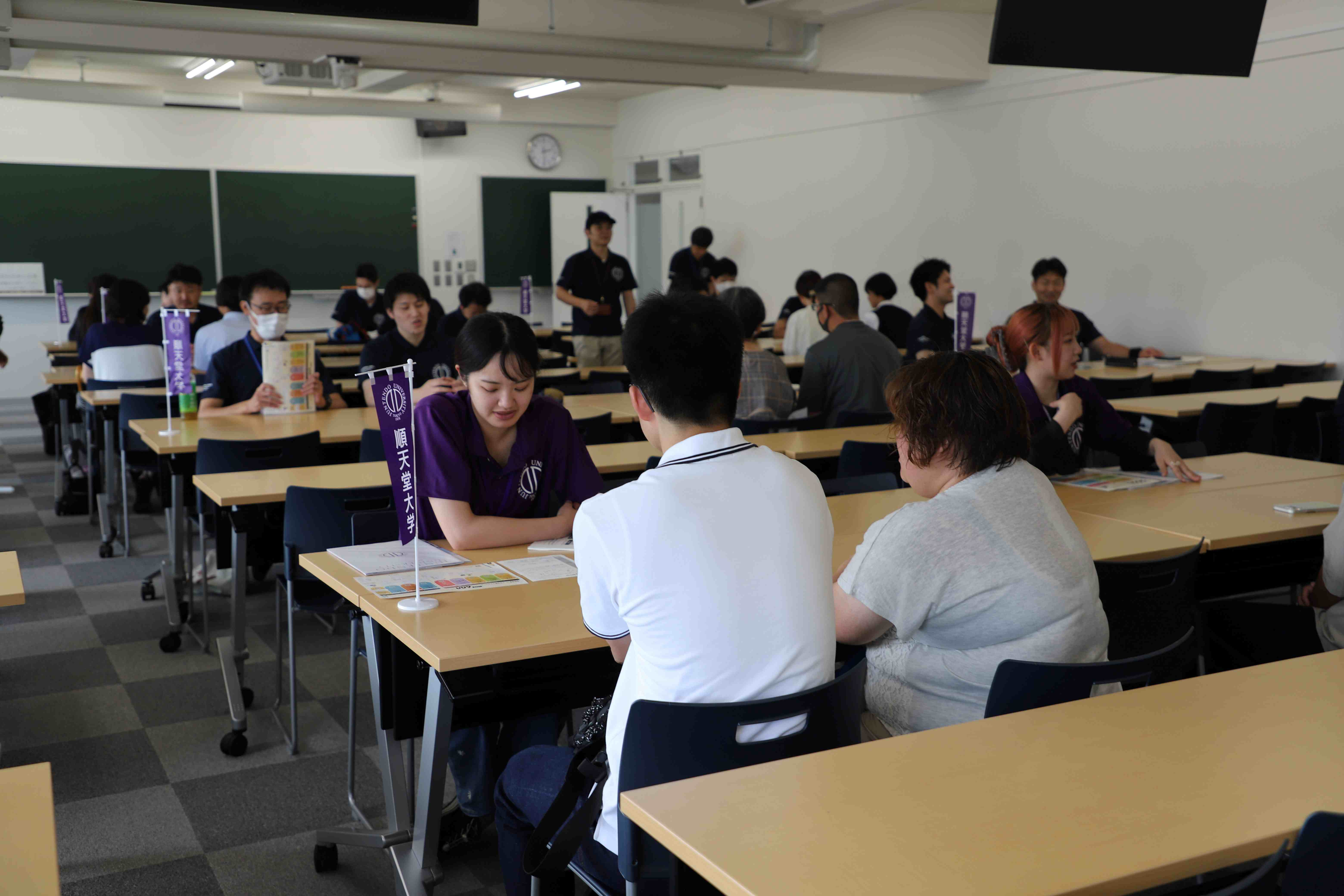 オープンキャンパス個別相談会の様子