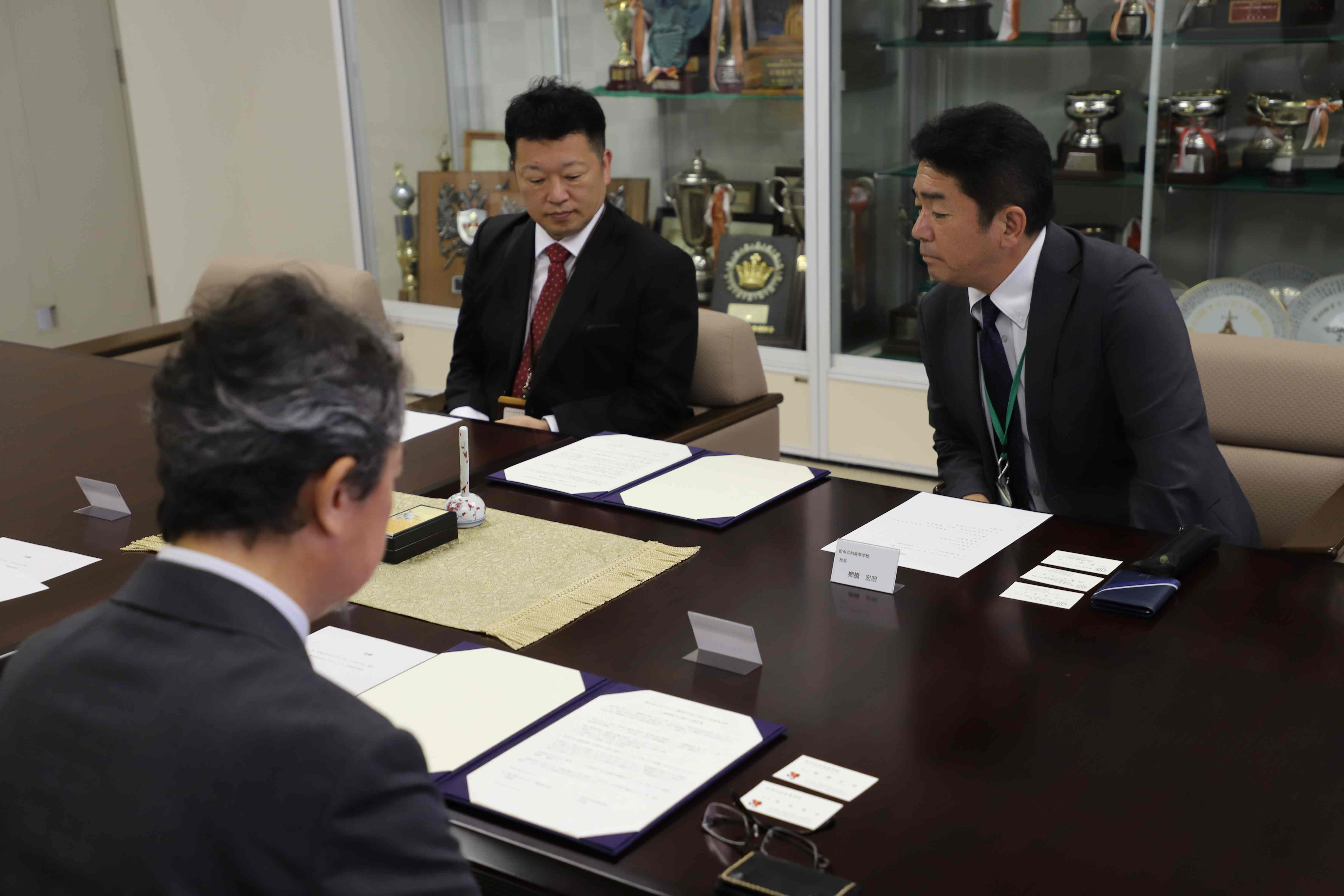 市立柏調印式_調印式の様子2