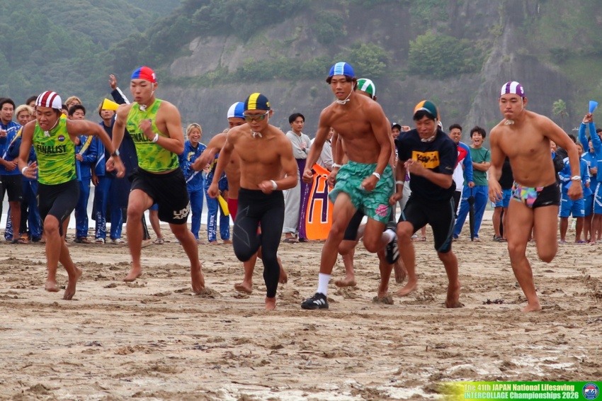 ⑥3×1kmビーチランリレー2年深川歩夢