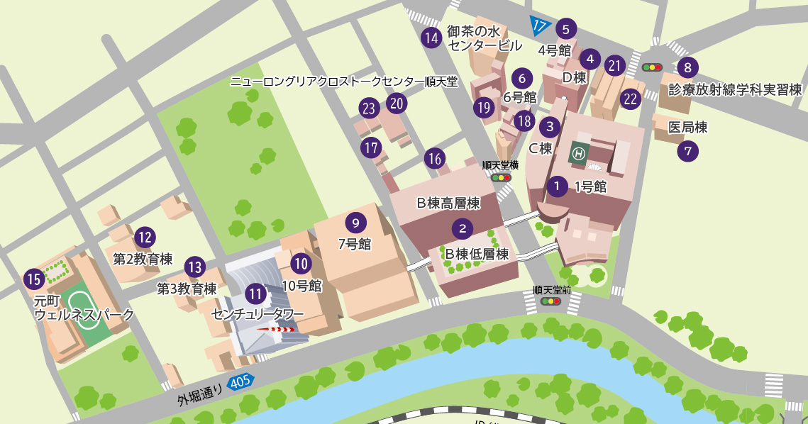 【HP】順天堂大学案内図（202503修正_枠なし）