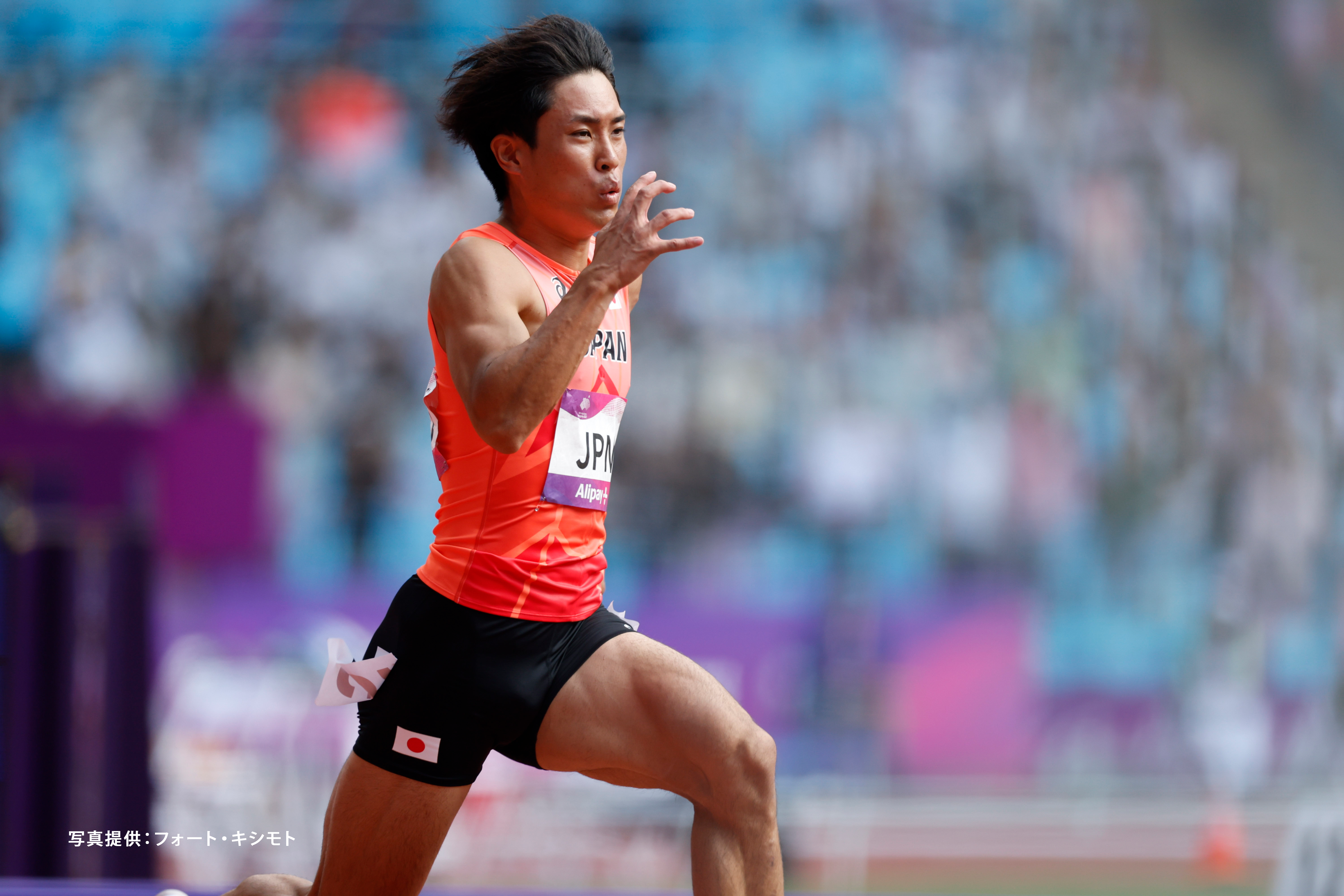 宇野勝翔選手が男子4×100ｍリレーで銀メダル獲得