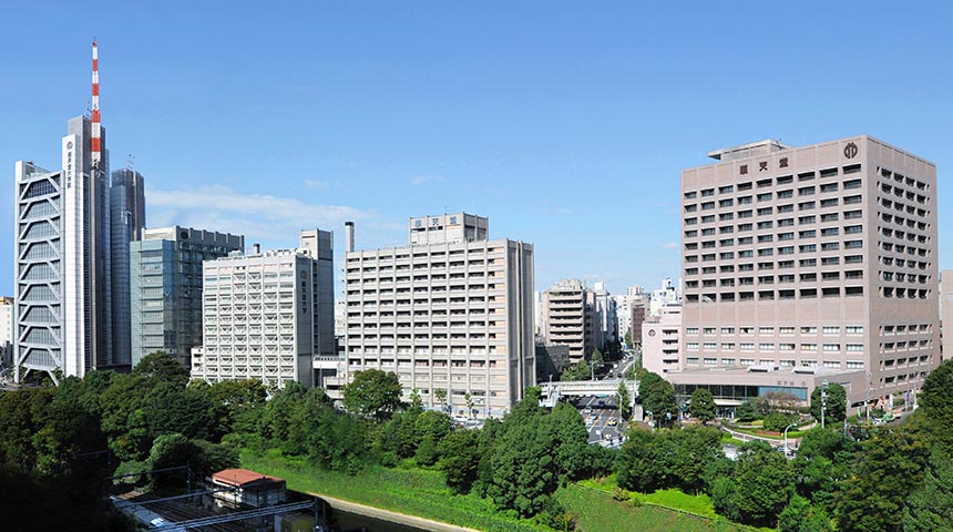 再編事業前の本郷・お茶の水キャンパス全景