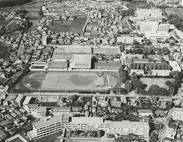 1975年（昭和50）の習志野キャンパス全景